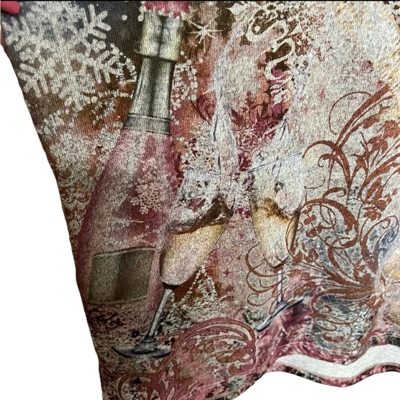 One World Women’s Cowl Neck Tunic - NWT - Size L New Year’s Eve - Picture 5 of 5